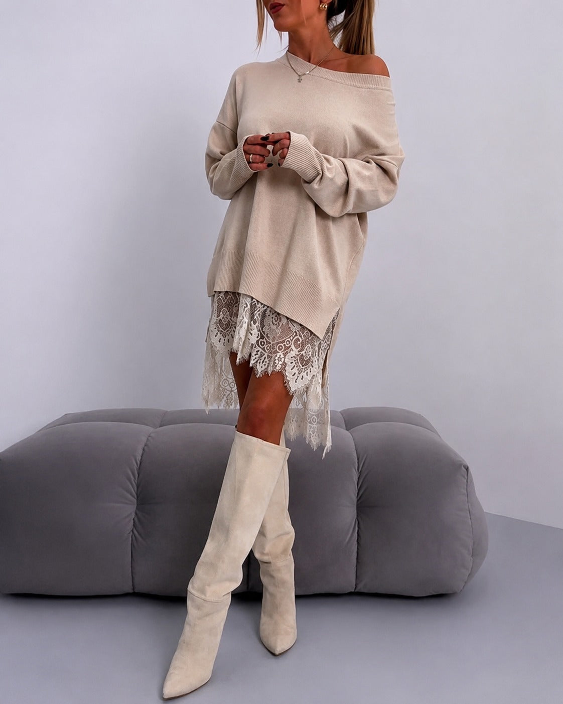 Eleanor - Vestido Elegante con Hombros Descubiertos
