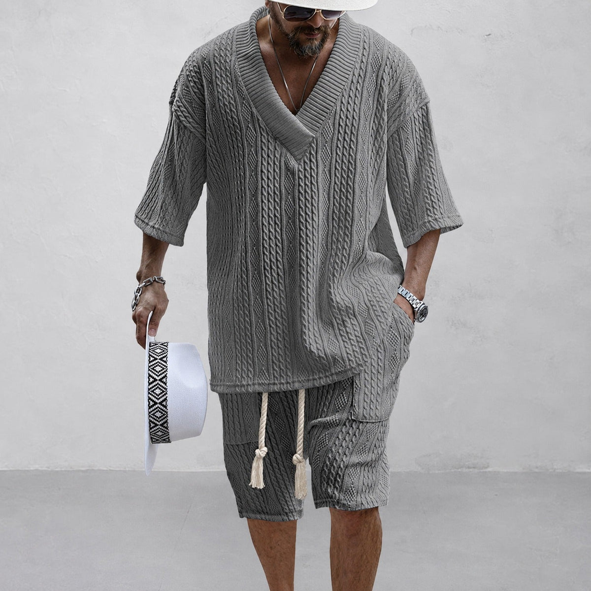 Norman - Conjunto de Camisa Holgada y Ligera