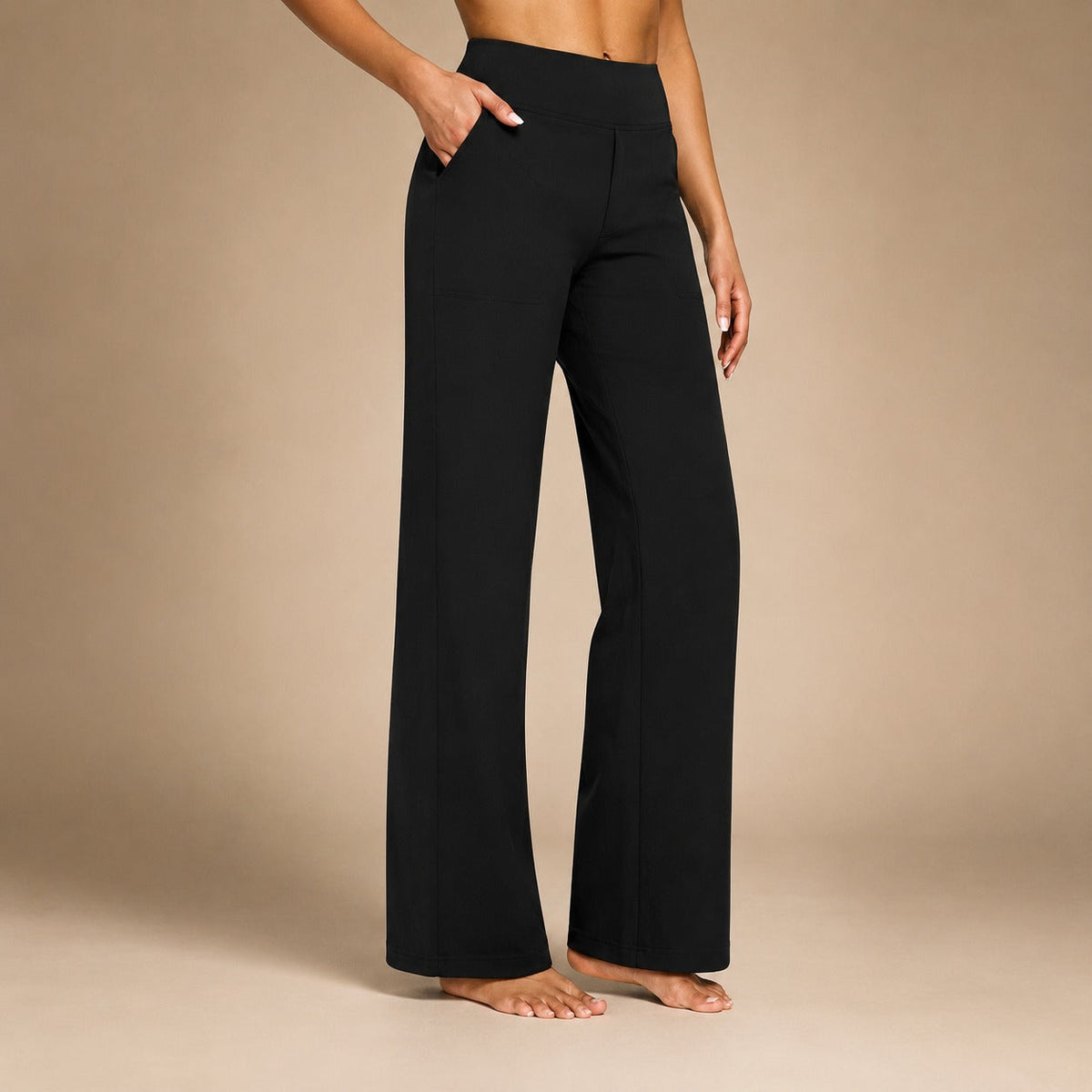 Roseanna - Pantalones elásticos de cintura alta elegantes