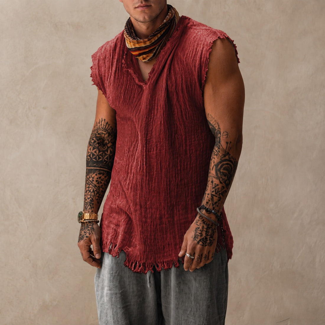 Brodie - Top Sin Mangas de Ajuste Suelto y Elegante