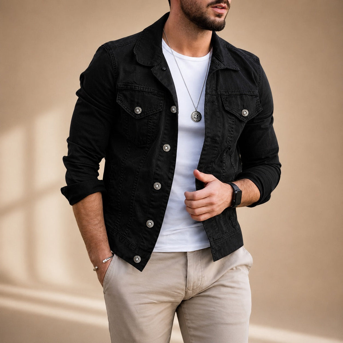 Kent - Chaqueta de Mezclilla Elegante