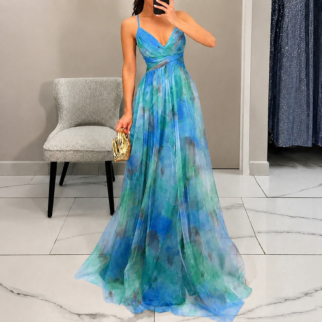 Michelle - Vestido Maxi Floral