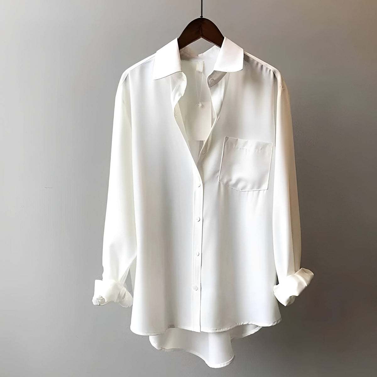 Hajra - Blusa Formal con Solapa