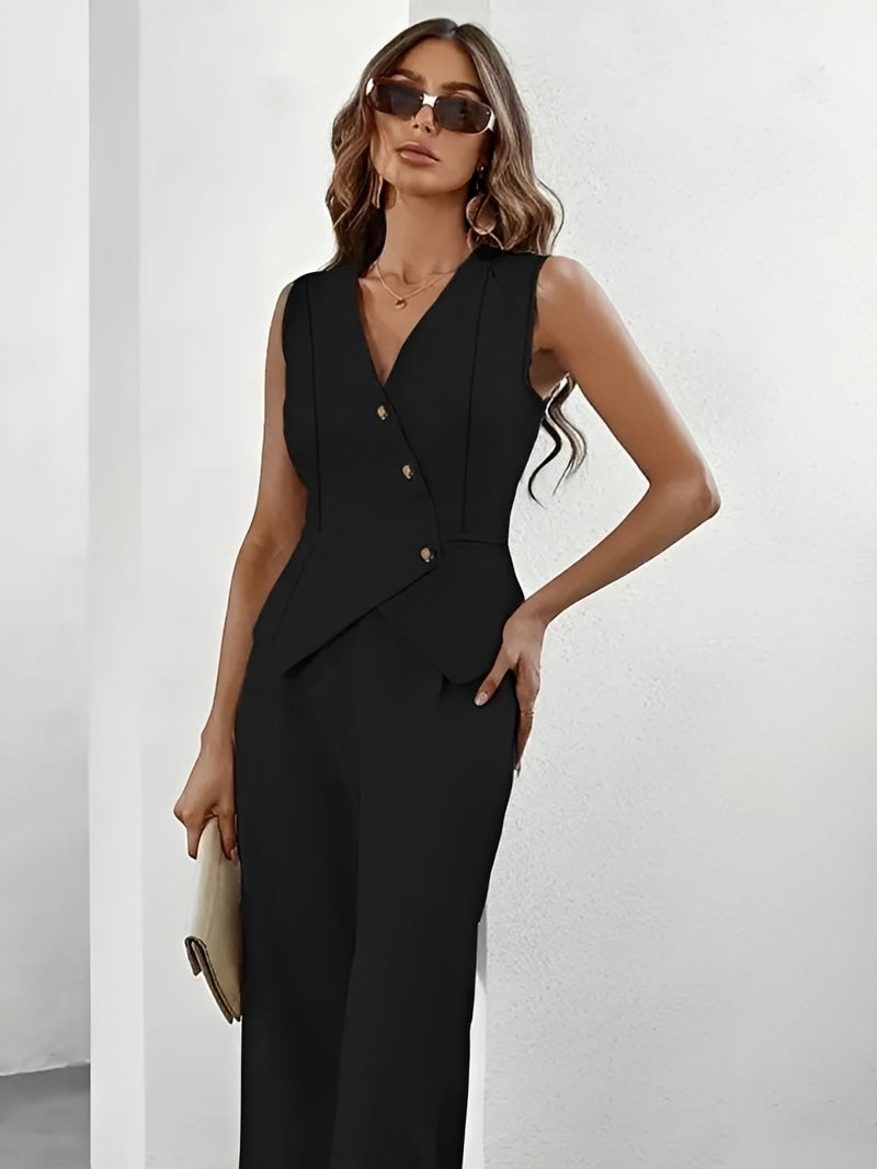 Poppie - Traje Elegante de Dos Piezas