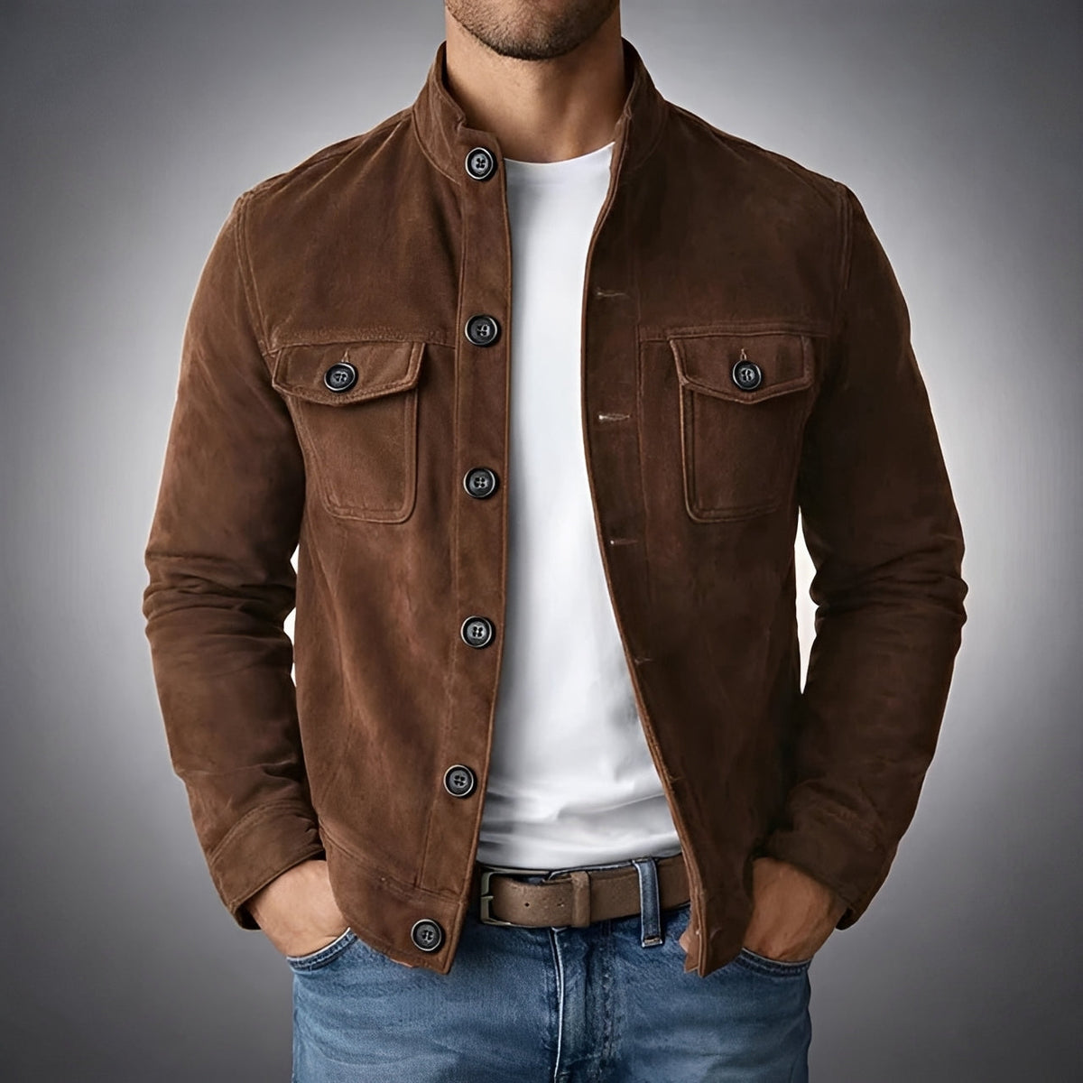 Gideon - Chaqueta Casual con Botones