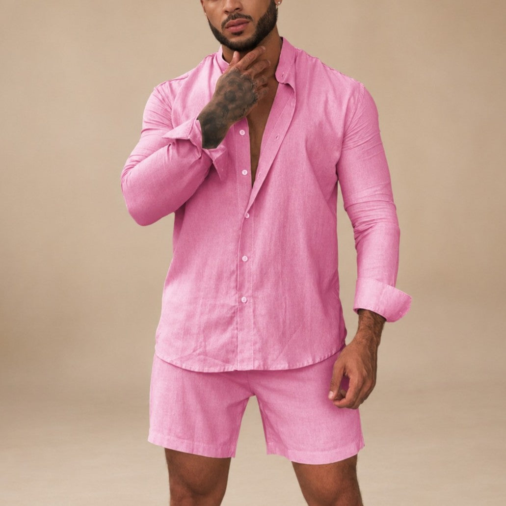 Diego - Conjunto de Camisa y Pantalones Cortos Relajado
