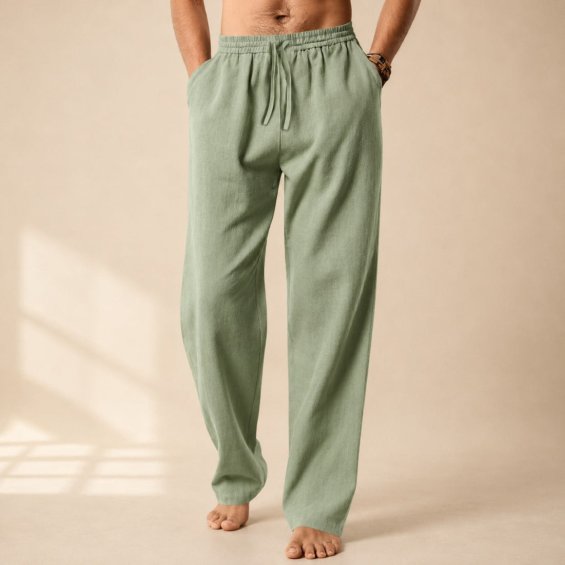 Clark - Pantalones Rectos Relajados