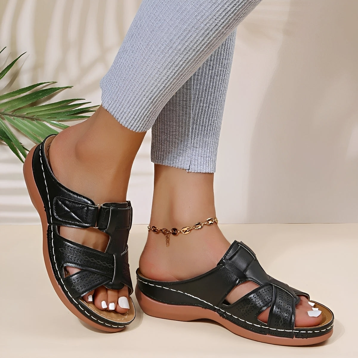Elouise - Sandalias Cómodas con Correas Ajustables