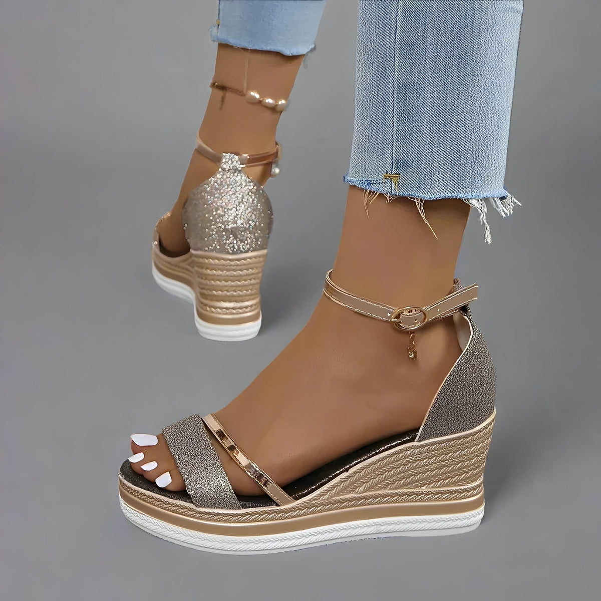 Mildred - Sandalias Estilosas con Hebilla