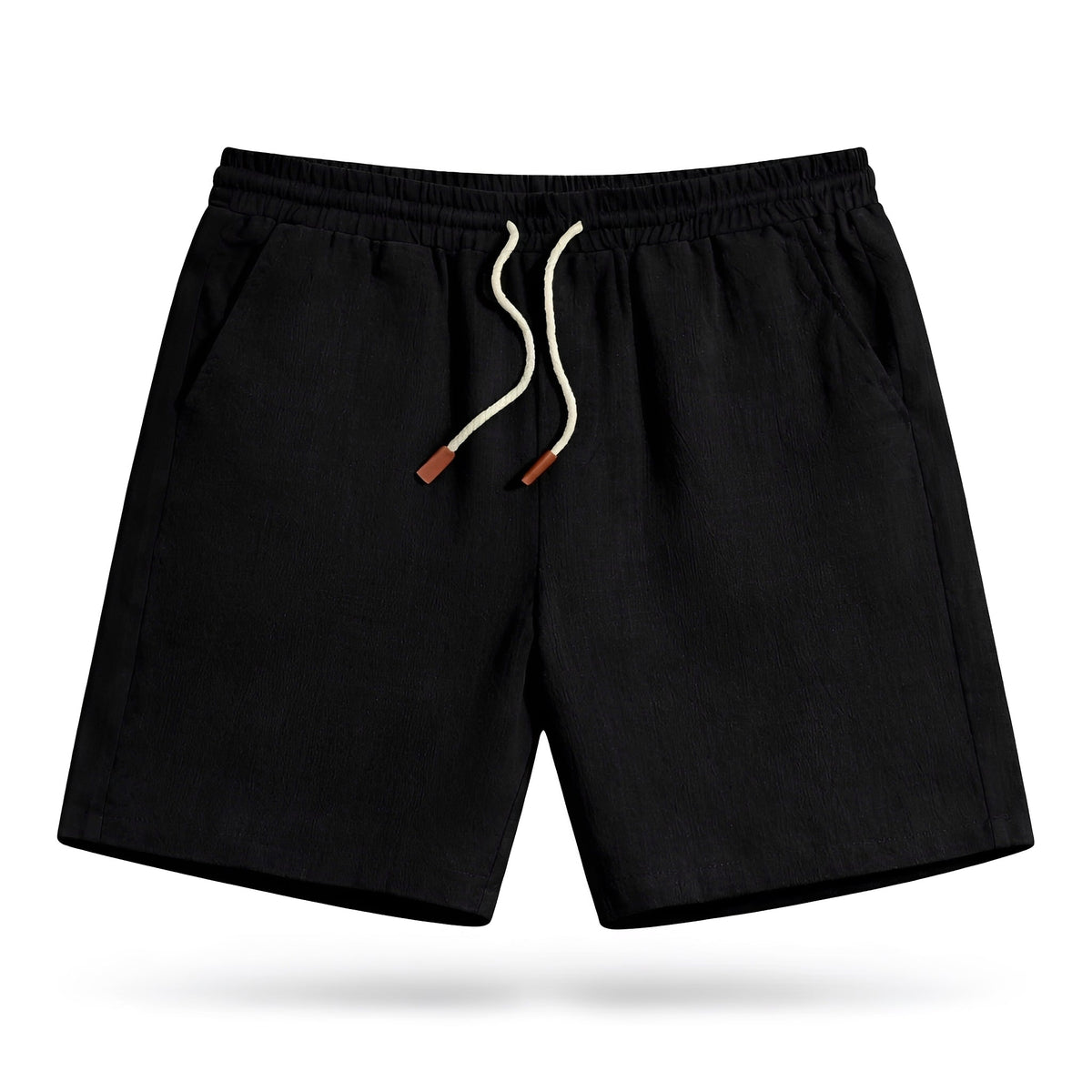Barnett - Pantalones Cortos Casuales con Cintura Elástica
