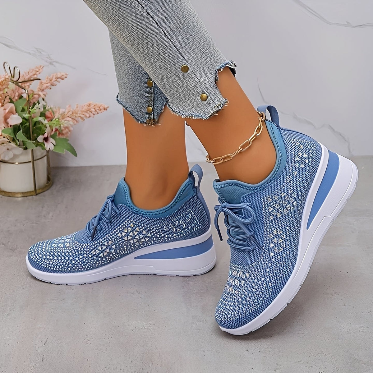 Brenda - Zapatos de Cuña con Estilo
