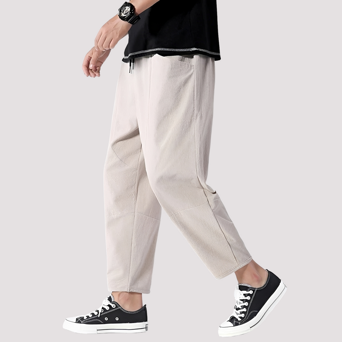 Hodges - Pantalones Cortos Sueltos y Elegantes