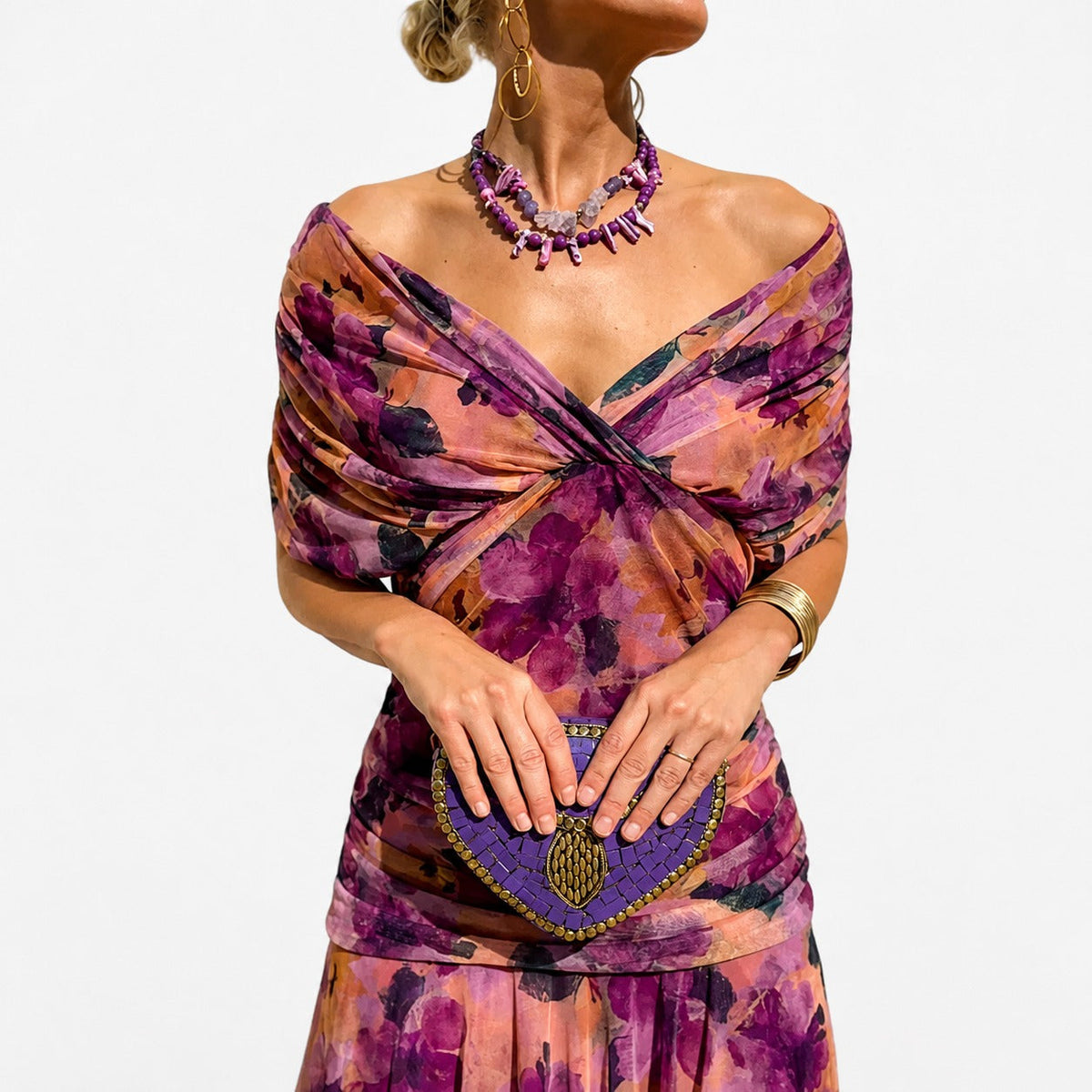 Bernice - Vestido Maxi Elegante Fruncido