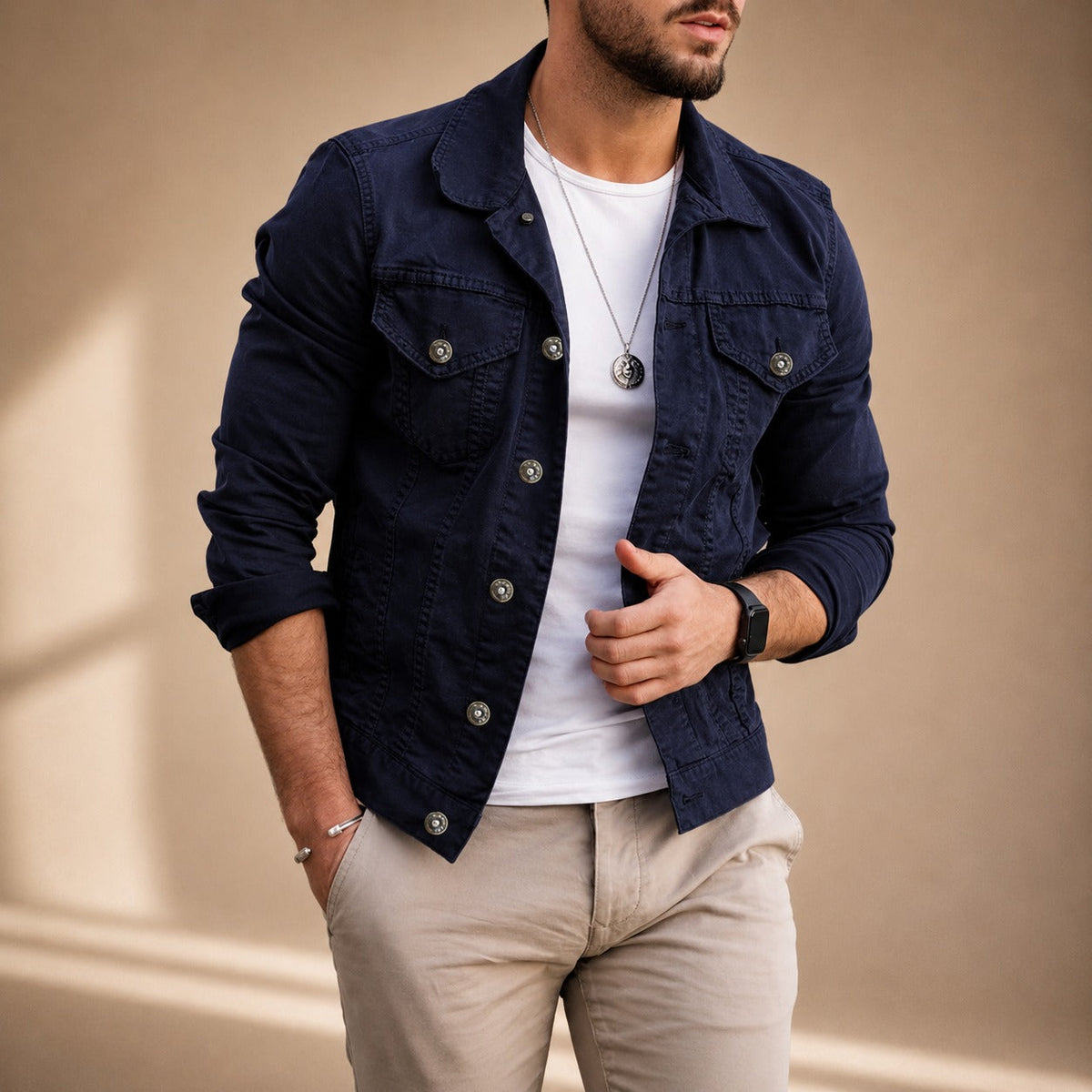 Kent - Chaqueta de Mezclilla Elegante