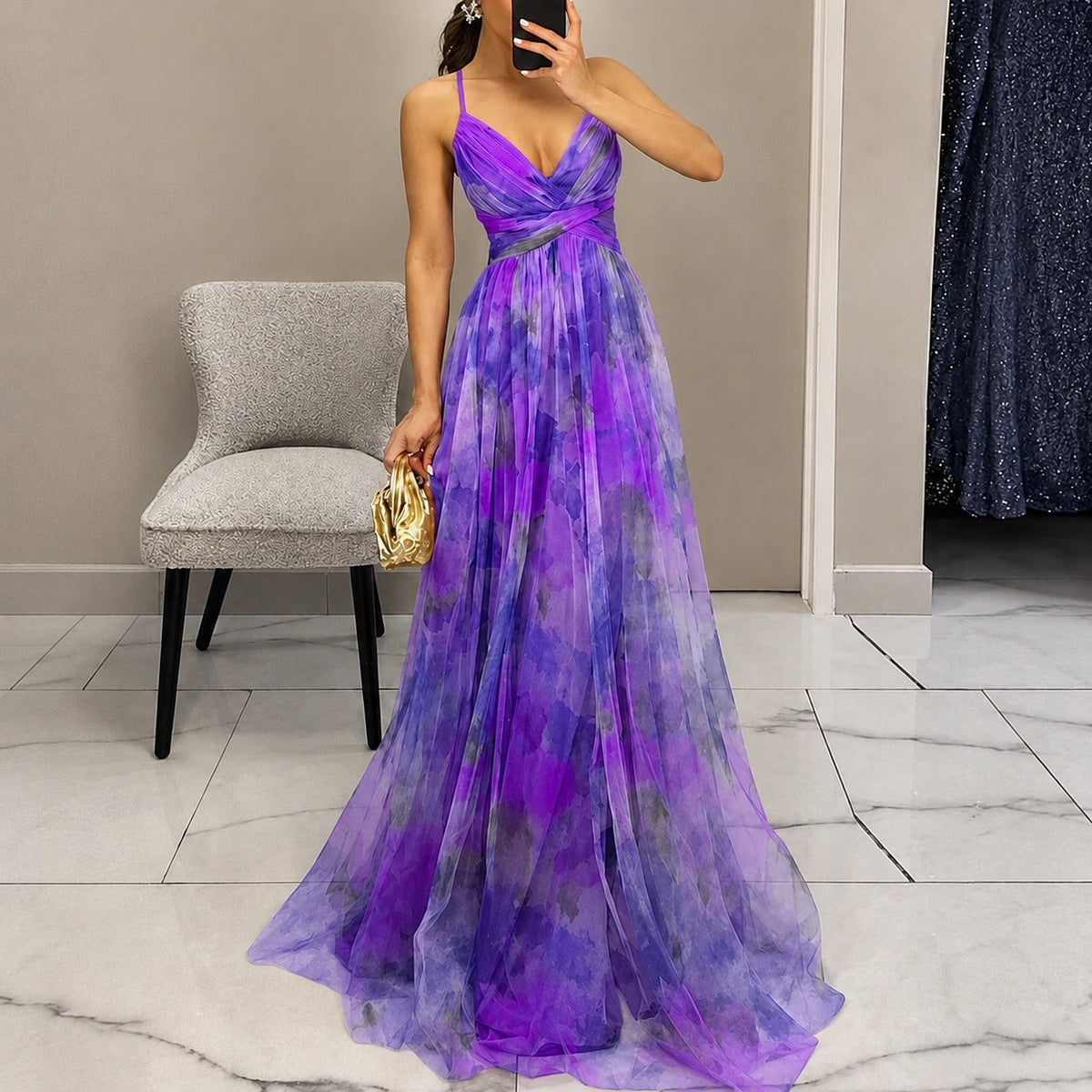 Michelle - Vestido Maxi Floral