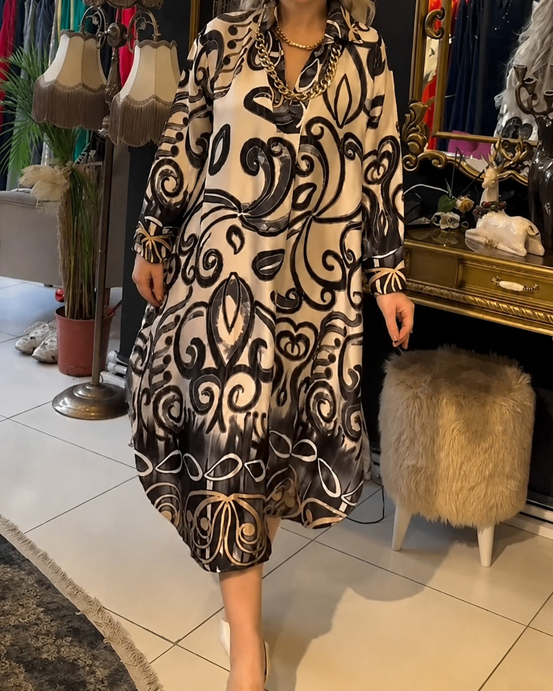 Paula - Vestido Suelto Elegante