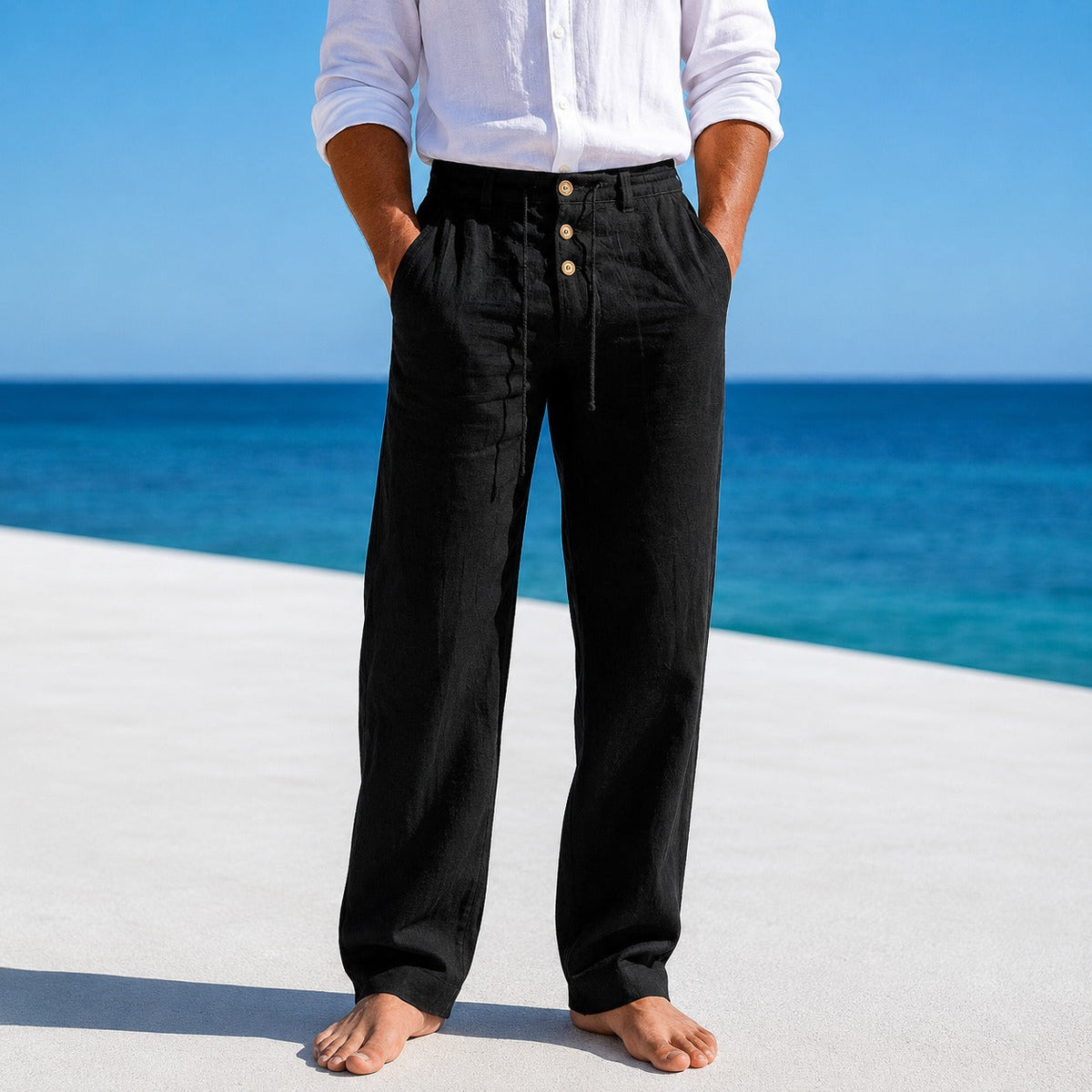 Austin - Pantalones Ligeros con Cordón