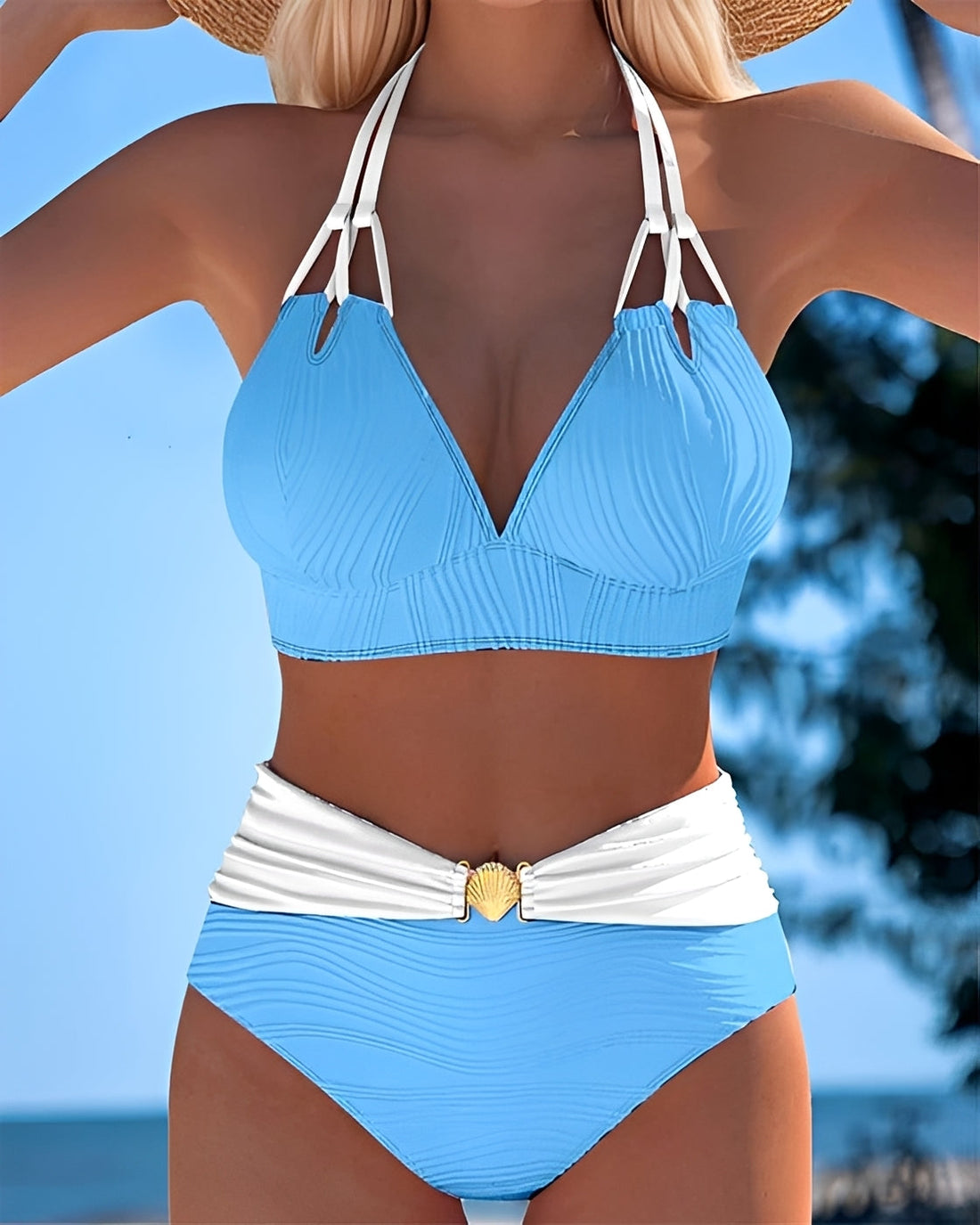 Camille - Bikini de Cintura Alta Estiloso