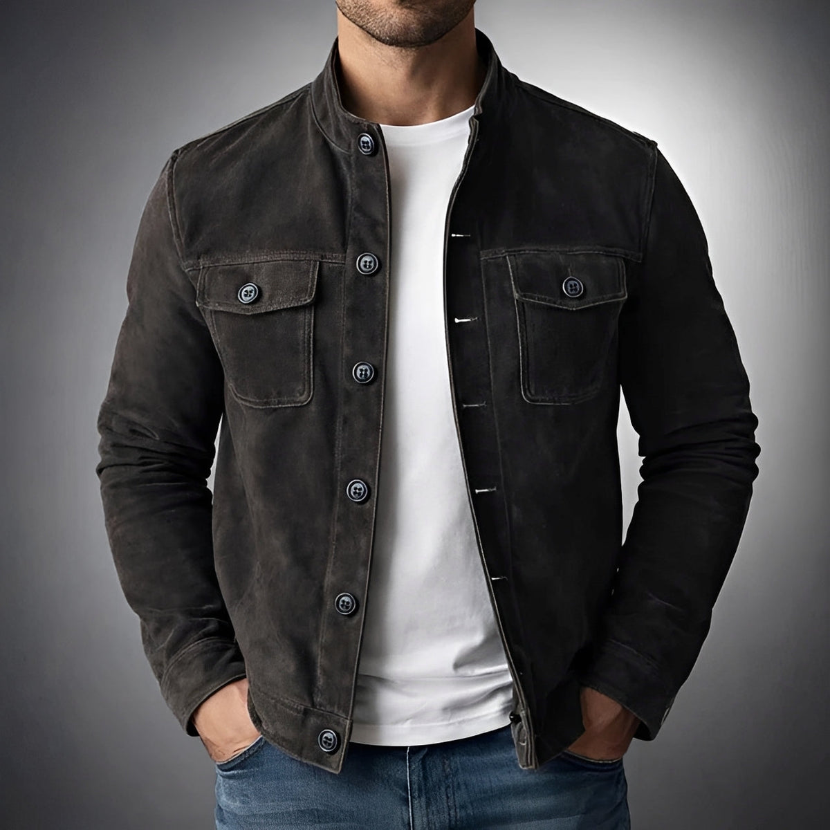 Gideon - Chaqueta Casual con Botones