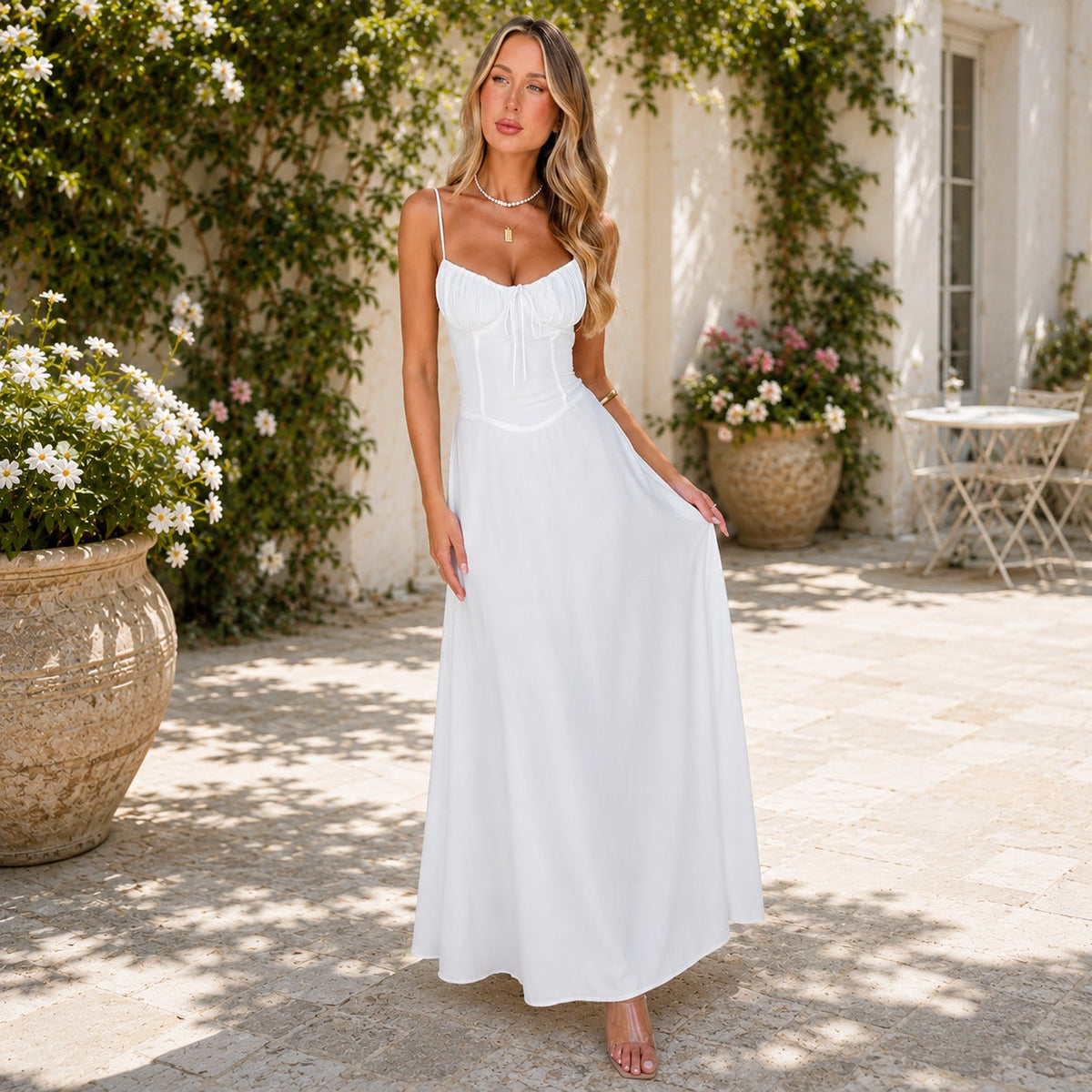 Louise - Vestido Maxi Largo Elegante