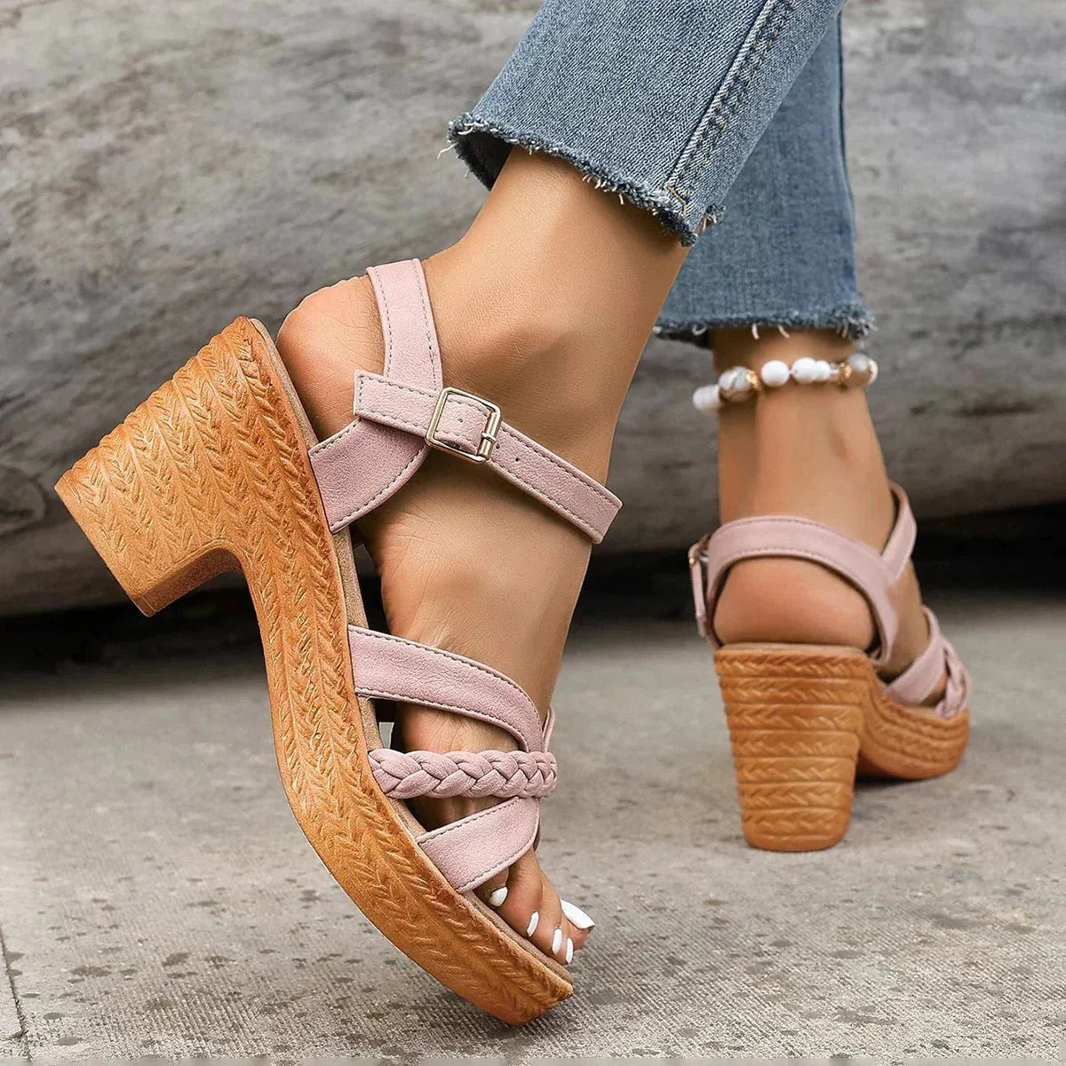 Ffion - Sandalias Gruesas y Estilosas