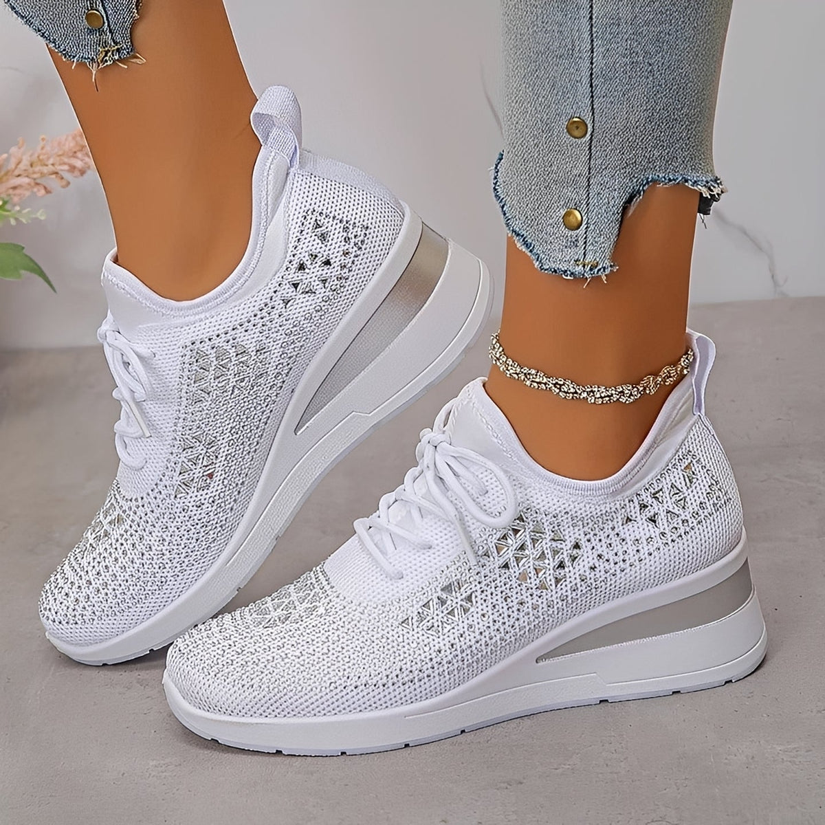 Brenda - Zapatos de Cuña con Estilo