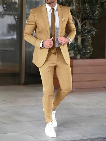 Zion - Traje Formal de Corte Ajustado