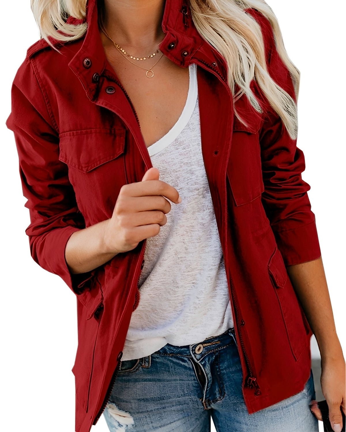 Elodie - Chaqueta Elegante con Bolsillos