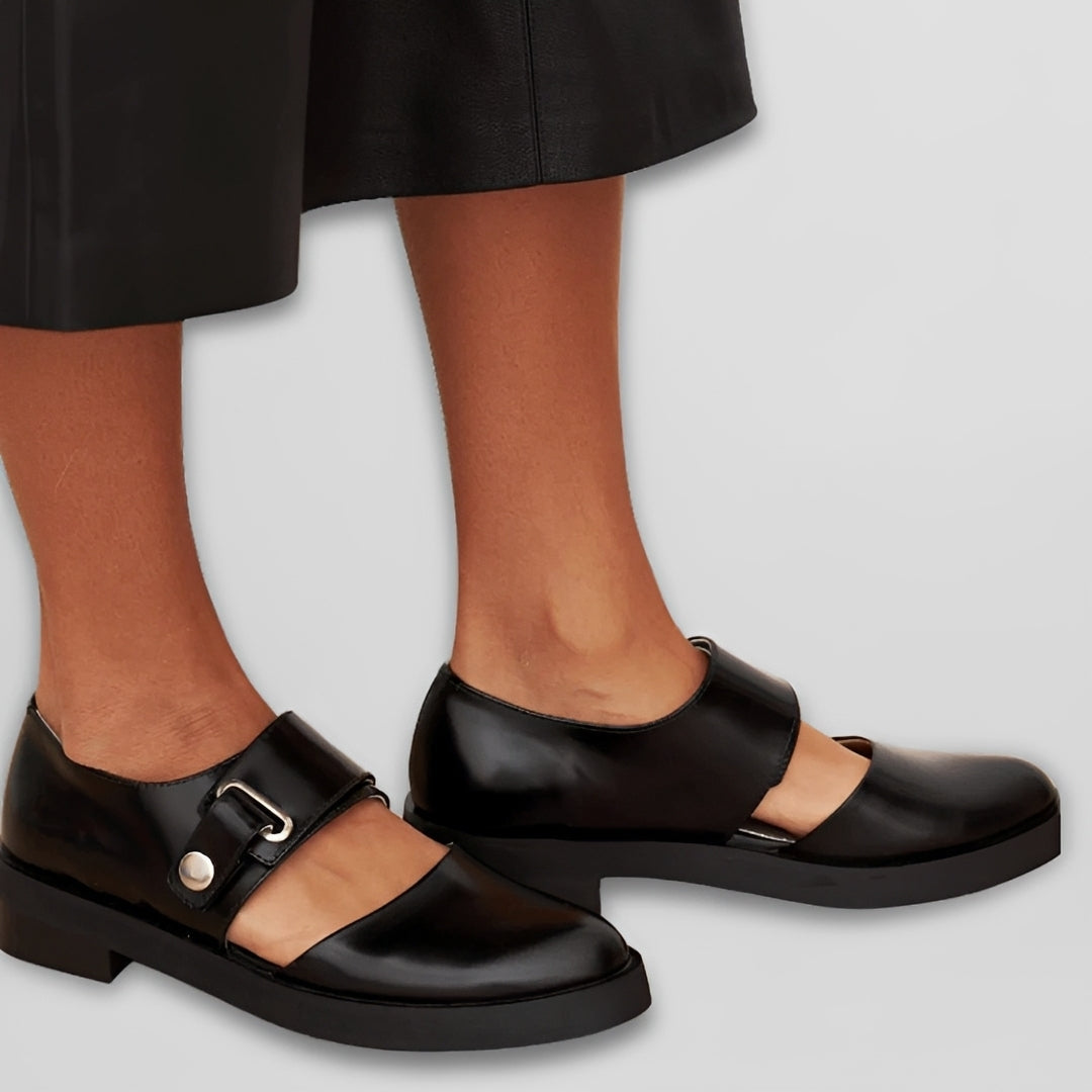 Mya - Zapatos con Correa Casual y Tacón Bajo