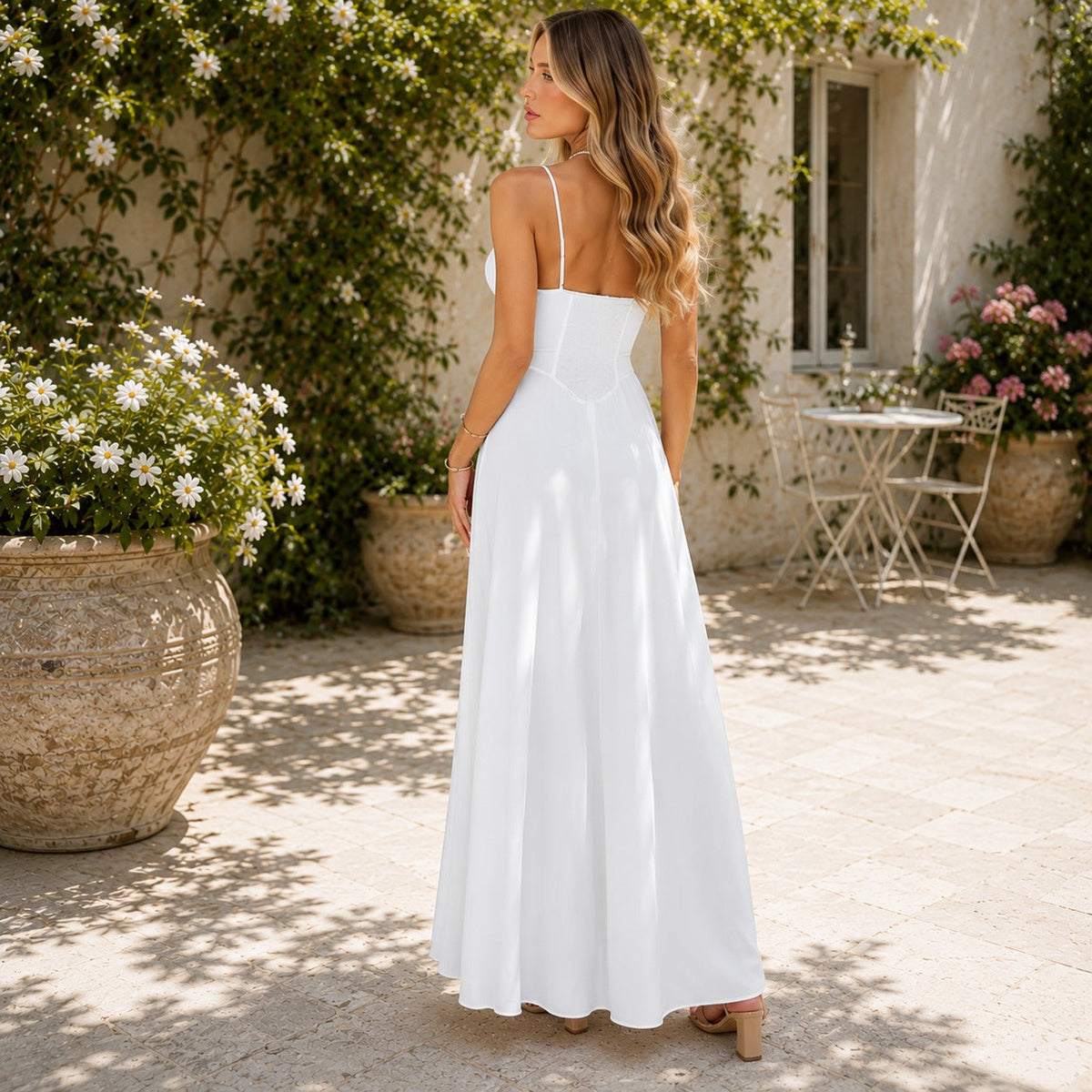 Louise - Vestido Maxi Largo Elegante