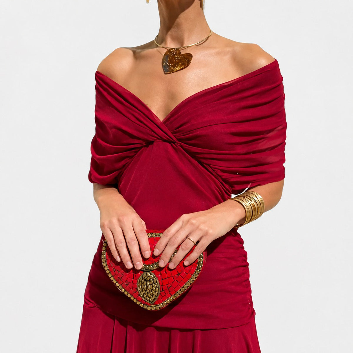 Bernice - Vestido Maxi Elegante Fruncido