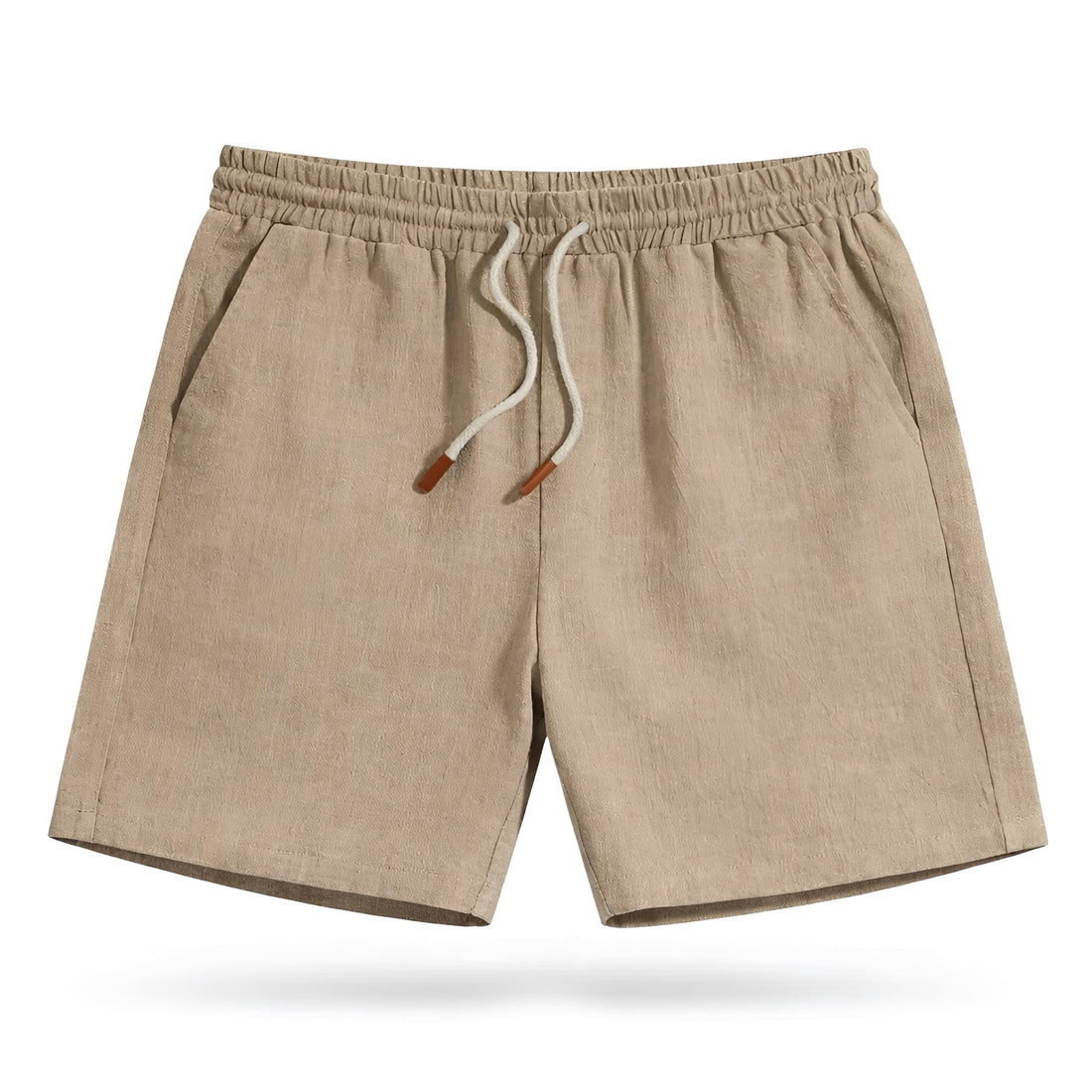 Barnett - Pantalones Cortos Casuales con Cintura Elástica