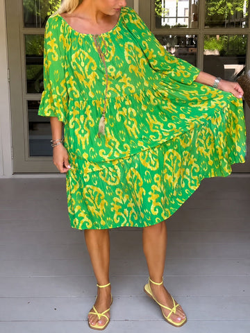 Jamie - Vestido Suelto con Mangas de Campana