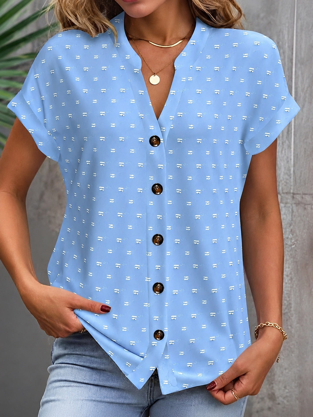 Cardena - Blusa Estilosa con Hombros Caídos
