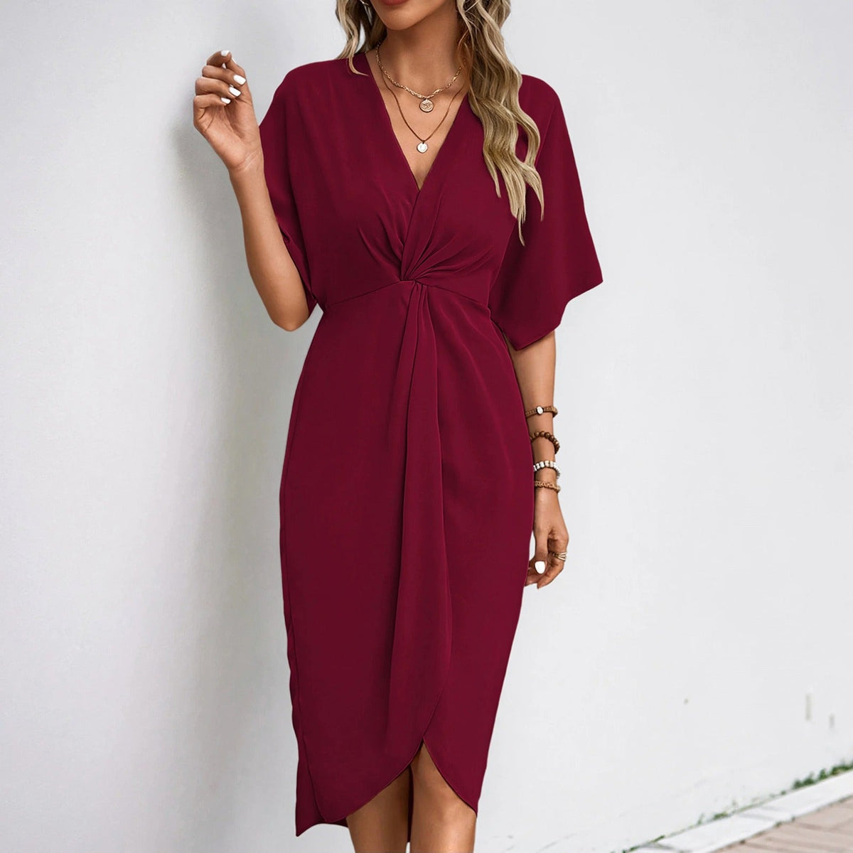 May - Vestido Envolvente Elegante