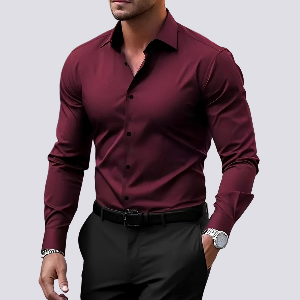 Jamin - Camisa Casual de Manga Larga