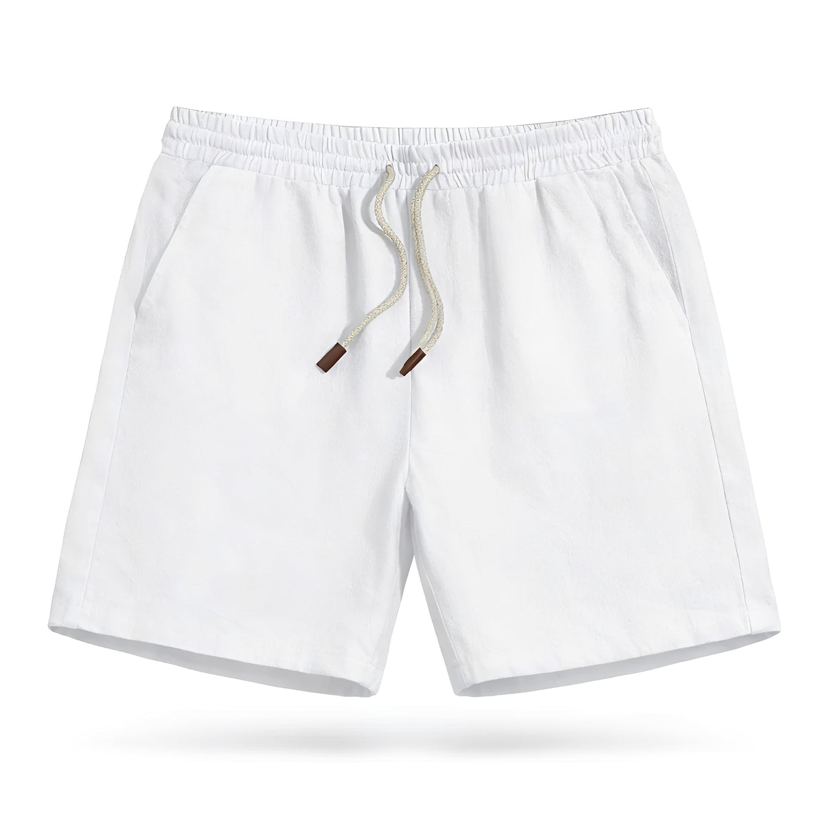 Barnett - Pantalones Cortos Casuales con Cintura Elástica