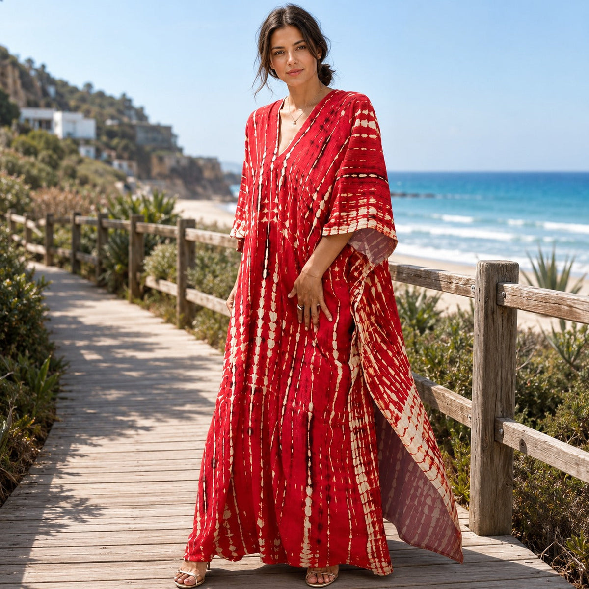 Emmy - Vestido Maxi Boho Elegante