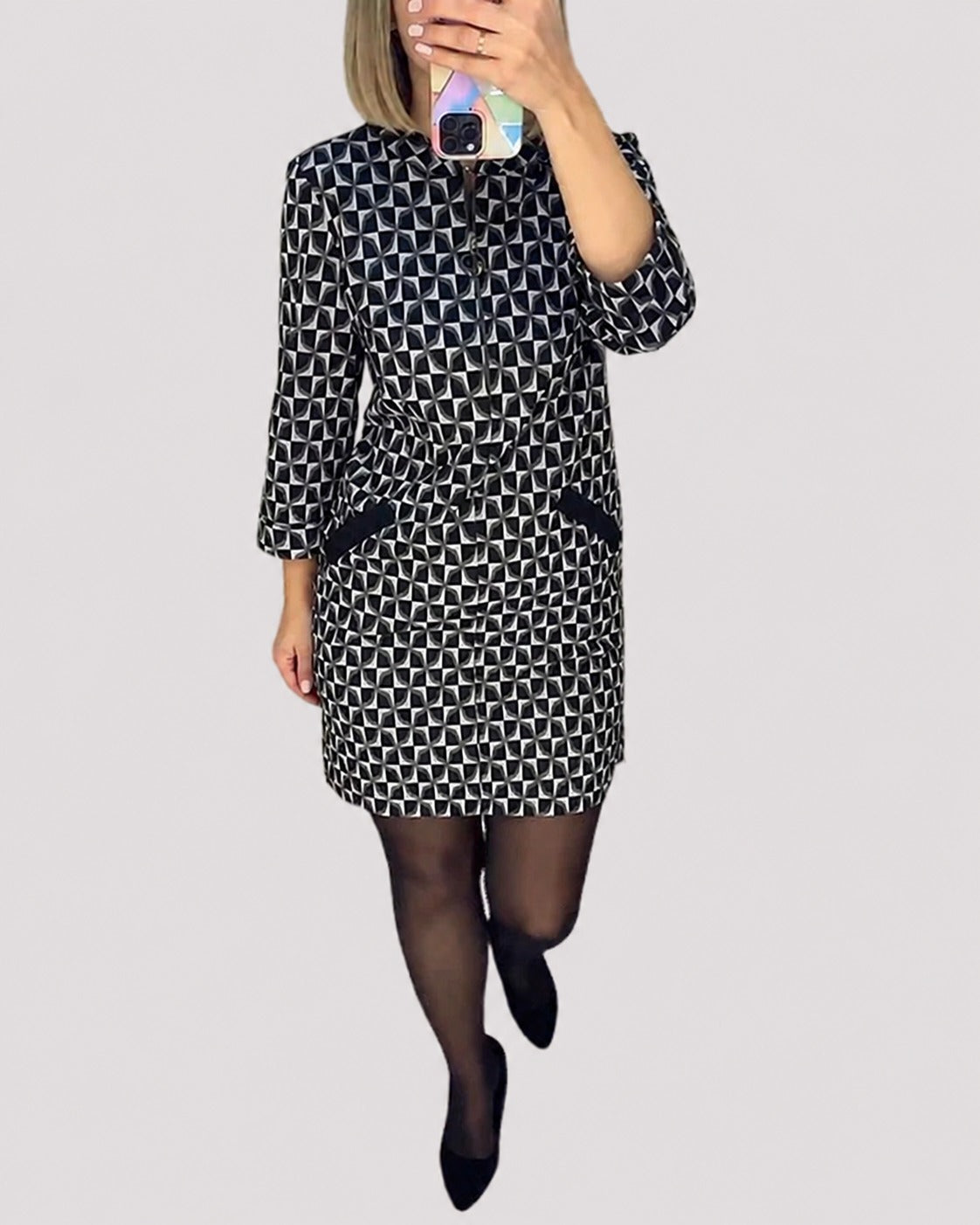 Michelle - Vestido de Manga Larga Elegante