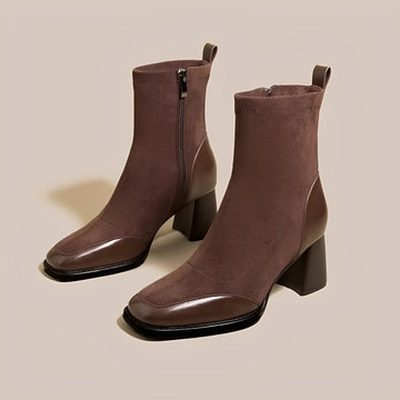 Linda - Botas de Tacón Plataforma Casual