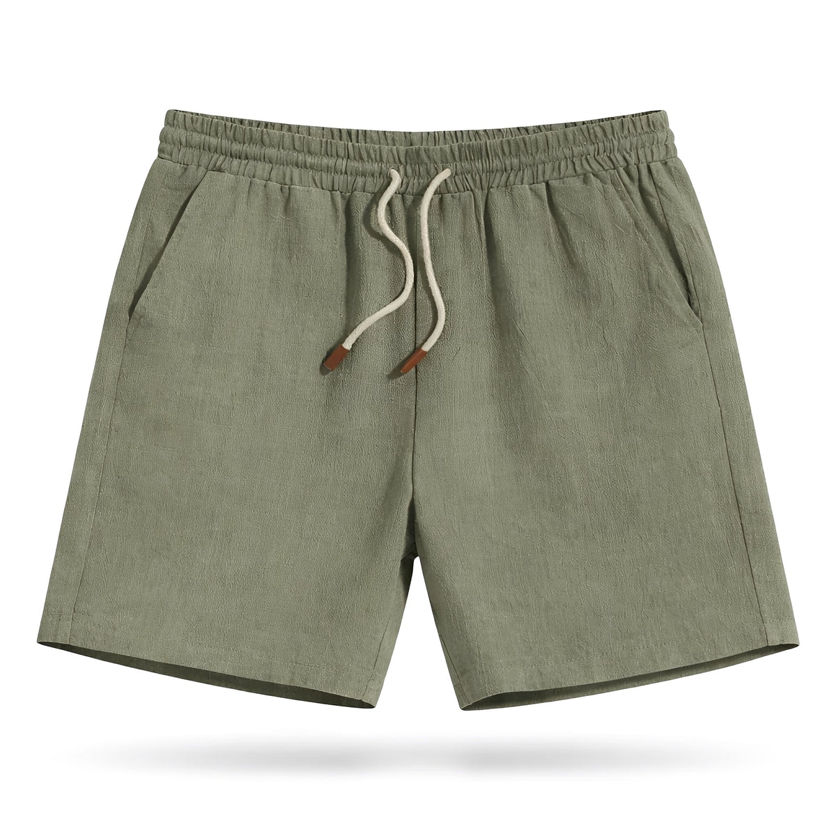 Barnett - Pantalones Cortos Casuales con Cintura Elástica