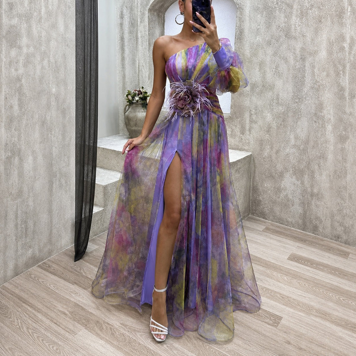 Rowe - Vestido Maxi Floral Estiloso