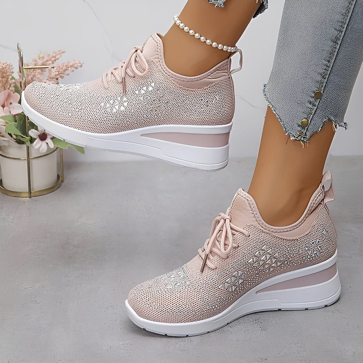 Brenda - Zapatos de Cuña con Estilo