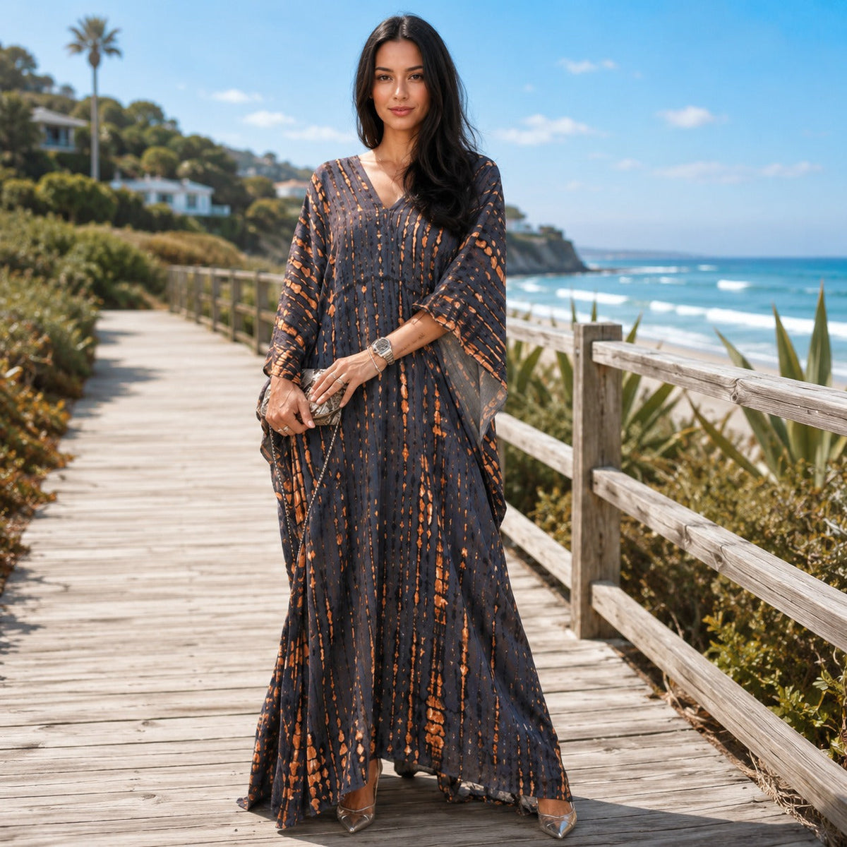 Emmy - Vestido Maxi Boho Elegante