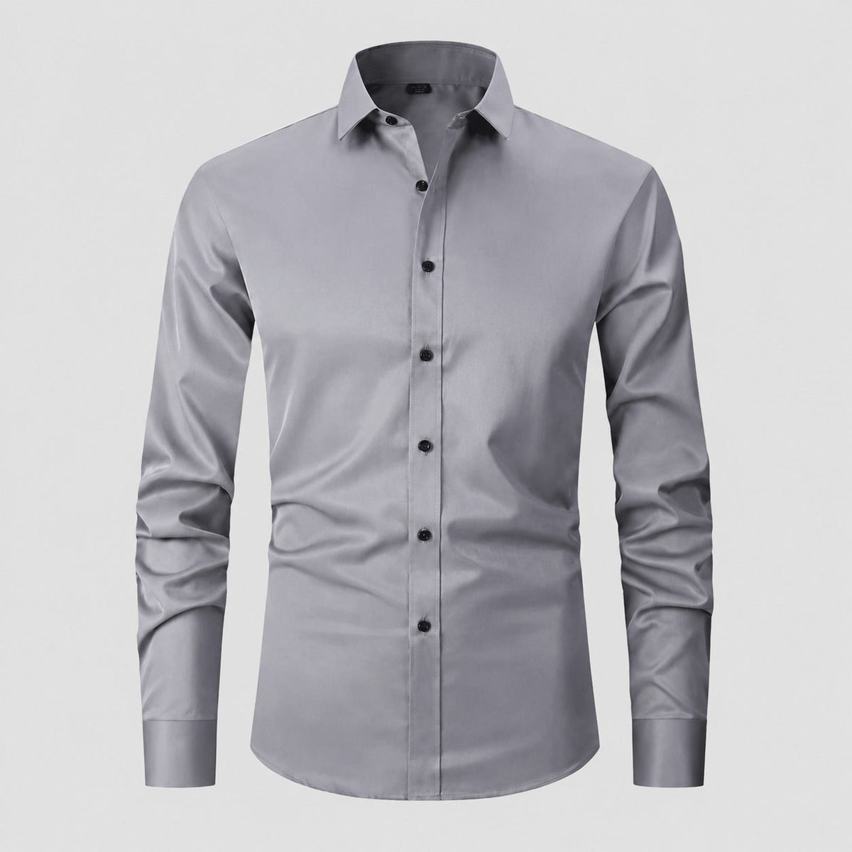 Quandell - Camisa cómoda de hombre de tela elástica