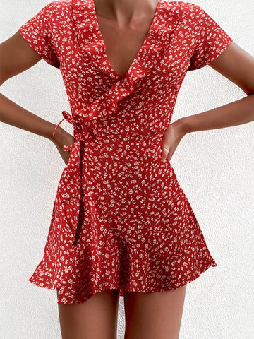 Betsy - Vestido Mini Floral Elegante