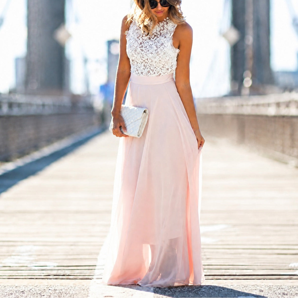 Reegan - Vestido Largo Sin Mangas