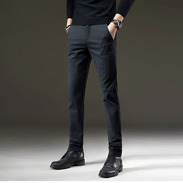 Kristian - Pantalones Elegantes con Patrón de Cuadros