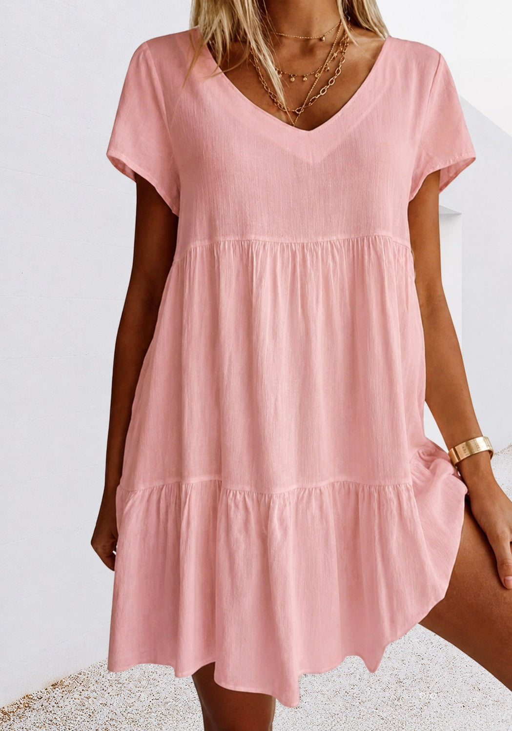 Cordelia - Mini Vestido Casual y Suelto