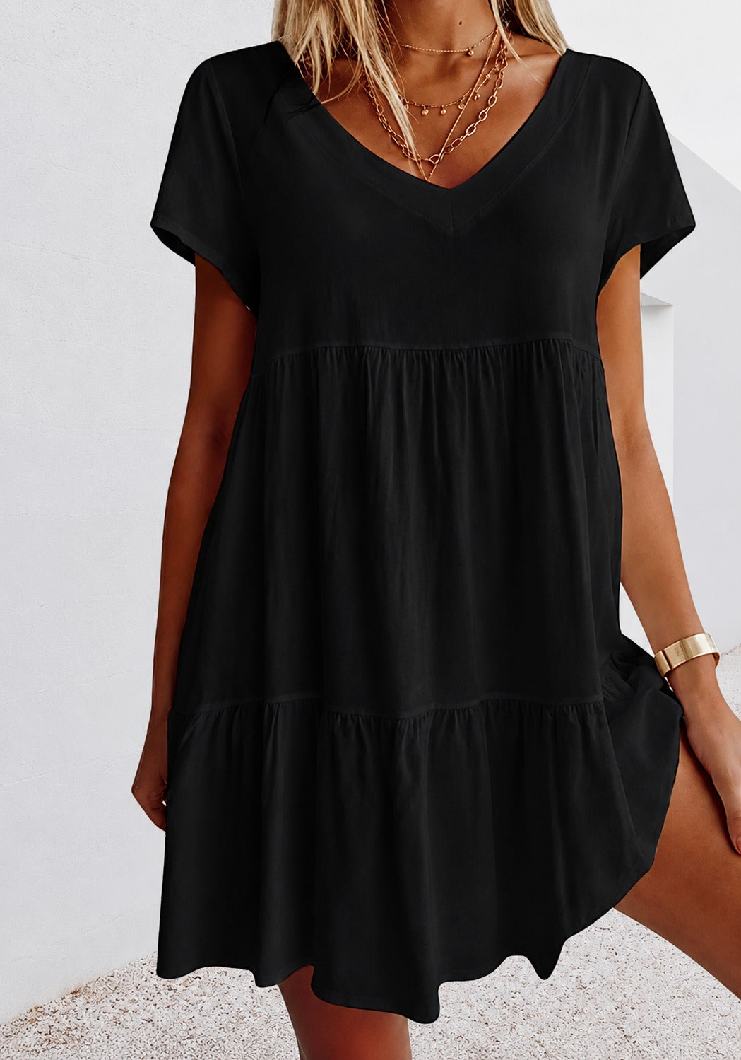 Cordelia - Mini Vestido Casual y Suelto